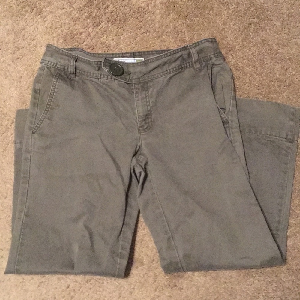 Olive Green Color Women’s Size 6 Low Waist Pants - Picture 6 of 8